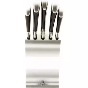 Kitchen knife set berlinger haus BH/2136 — 6-piece stainless steel knives with stand