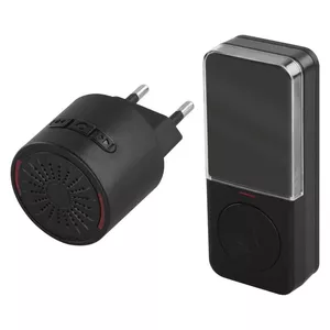Wireless doorbell kit Emos P5734B — black, 85 dB sound level, up to 150 m range