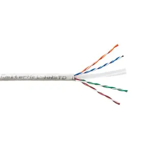 Сетевой кабель Emitter Net UTP (U/UTP) Cat.6 Кабель 450MHz Проволока Стандарт PVC Серый