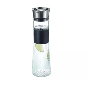 Wine Decanter GEFU CASCADA 1L Plastic Stainless Steel Black Transparent