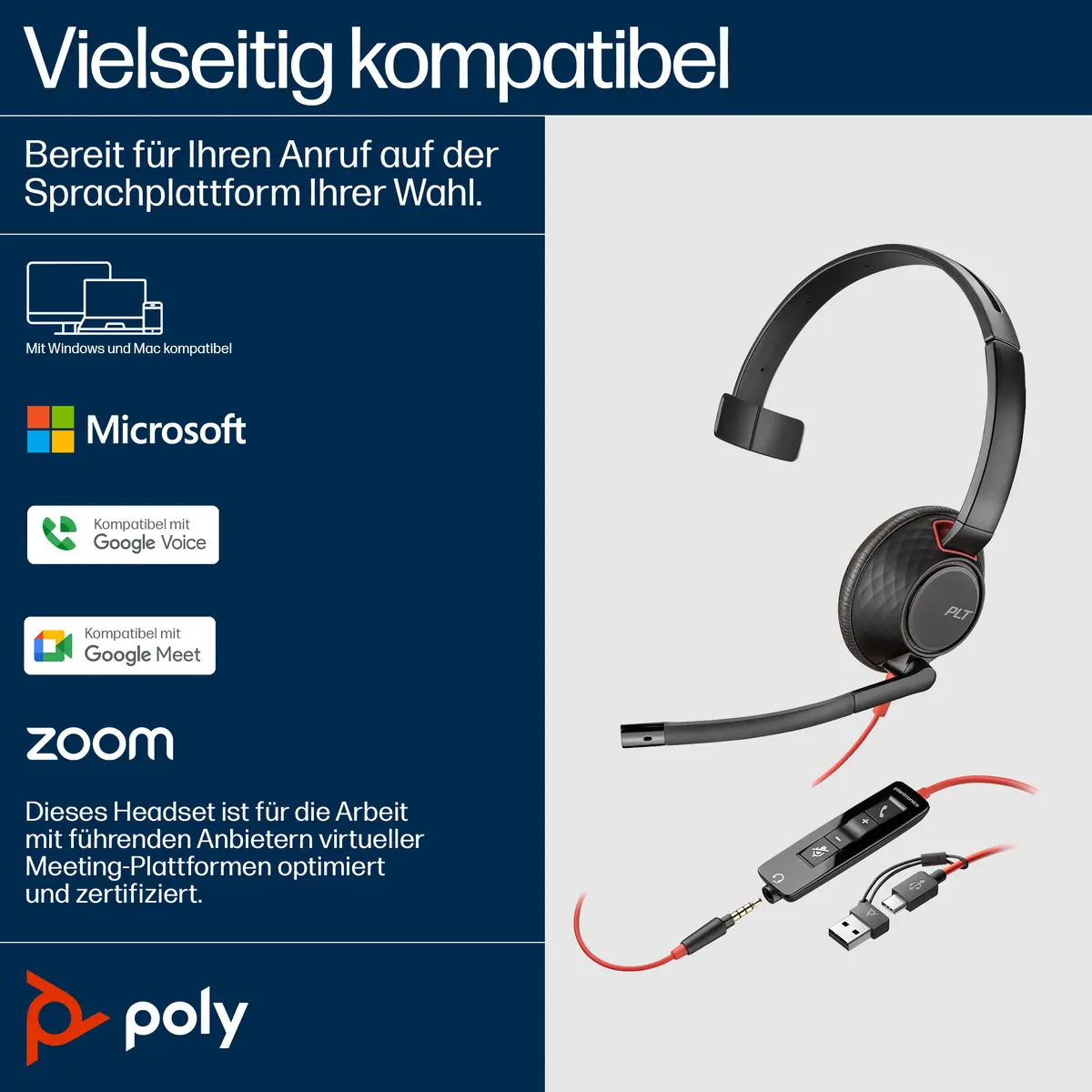 Headset POLY Blackwire 5210 Photo 7