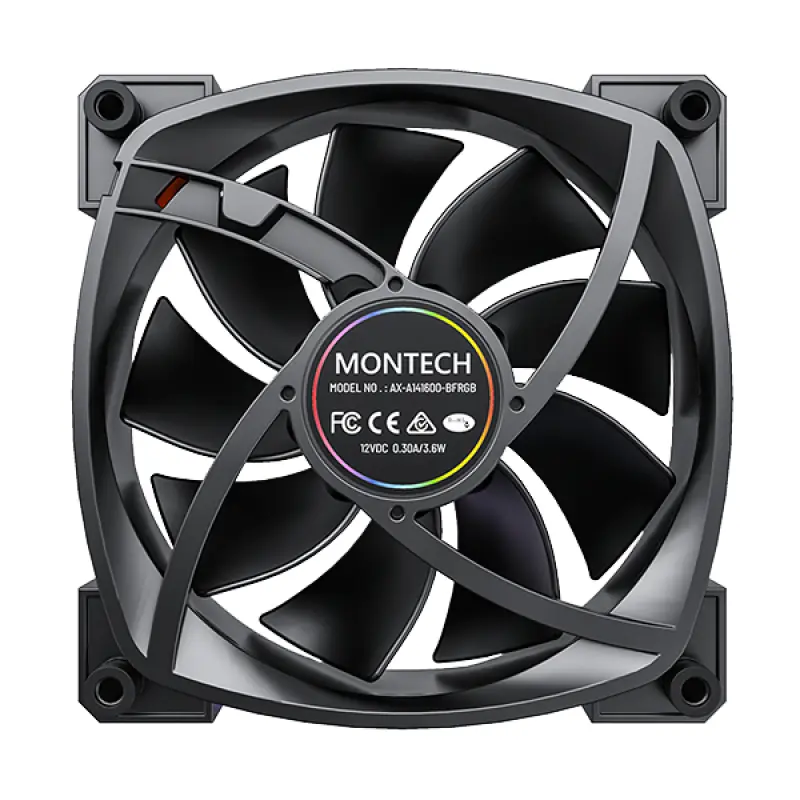 Montech RX140 PWM datora ventilators Photo 5