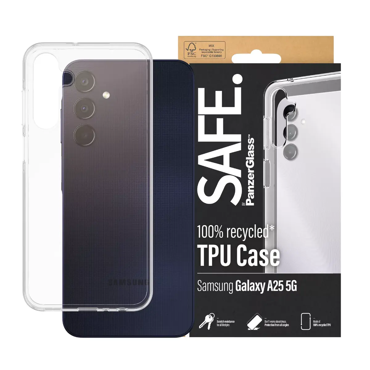 TPU Case PanzerGlass SAFE Samsung Galaxy A25 5G Photo 2