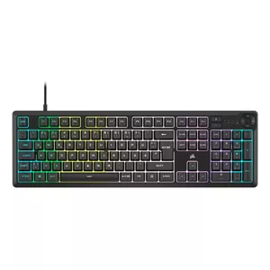 Corsair K55 CORE RGB Keyboard Gaming USB QWERTZ German Black Mechanical 110 Keys