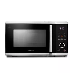 MEDION MD 11499 Countertop Combination microwave 25 L 900 W Black, Stainless steel