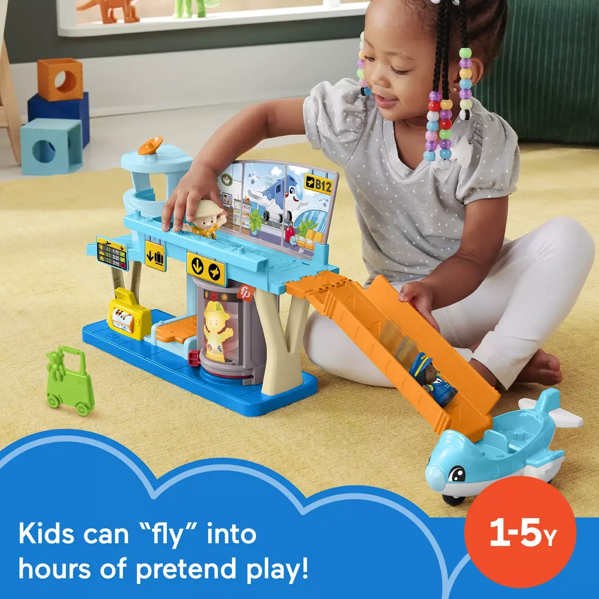 Playset Fisher-Price Little People Everyday Adventures Airport Photo 6