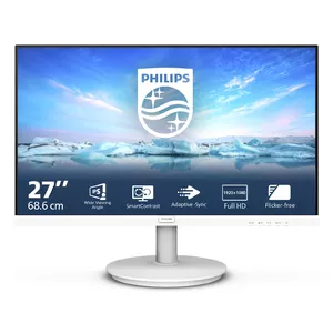 Монитор Philips V Line 271V8AW/00 27" Full HD IPS LCD, 1920×1080, 75 Гц, 4 мс, 250 кд/м², VESA 100×100, динамики, HDMI и VGA