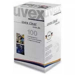 Cleaning wipes UVEX 9963005 — pack of 100 pieces for protective gear and equipment maintenance