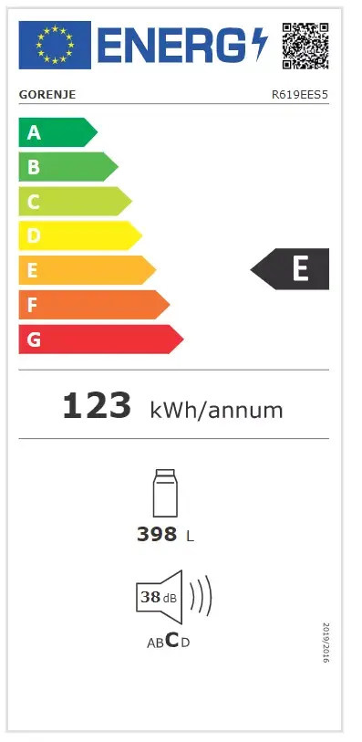 Gorenje R619EES5 brīvstāvošs ledusskapis 398 L Photo 14