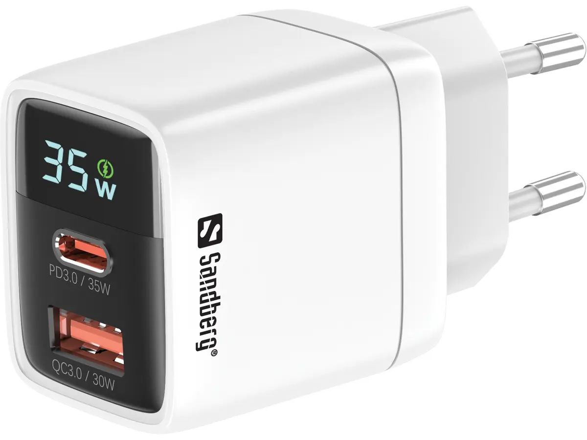 Sandberg 2in1 Lādētājs 35W ar 1x