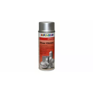 Аэрозольная краска Dupli Color DC Silver Chrome 400 мл, хромированный серебристый, термостойкость до +150°C