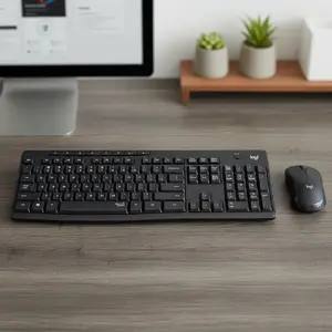 Беспроводной комплект клавиатура и мышь Logitech MK295 Silent  Eng/Rus