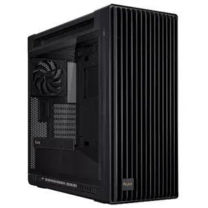 PC Case ASUS ProArt PA602 Midi Tower Black — ATX/EATX support, tempered glass, 2x200mm front fans, 360mm top radiator, GPU up to 450mm
