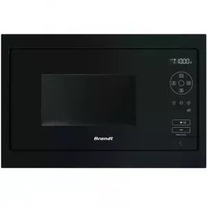Solo microwave BRANDT BMS7120B, 800 W, 26 L, touch control, stainless steel cavity, black