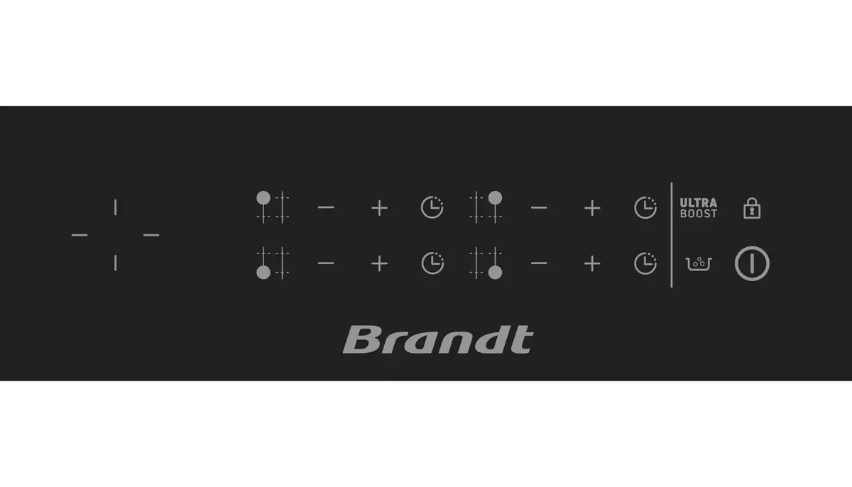 BRANDT BPI3641PB iebūvējamā indukcijas virsma 4 zonas Photo 2