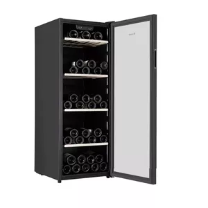 Brandt BFW105GB винный холодильник Отдельно стоящий Черный 105 бутылка(и)