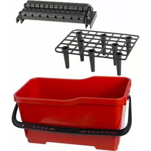 Bucket with rollers Proline 22L 5616326 — 22 Litre wheeled utility bucket for cleaning and transport