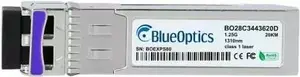 Fiber optic SFP transceiver BlueOptics 37973274-BO, cSFP interface, 1250 Mbit/s, silver