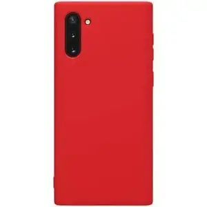 Protective Rubber-Wrapped Cover for Samsung Galaxy Note 10 — Red