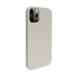 Silicone Case for Apple iPhone 12 Pro Max by Apple — Eco Print Design, White