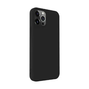 Силиконовый чехол iLike для iPhone 12 Pro Max — черный