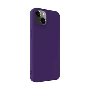 Aizsargvāciņš iLike iPhone 14 — Nano Silicone, tumši violets