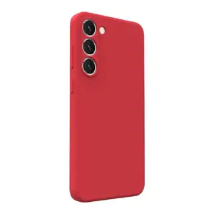 Силиконовый чехол для смартфона Samsung Galaxy S23 Plus, красный, модель ILISAM23PNWR