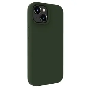 Силиконовый чехол Evelatus для iPhone 15 — Premium Soft Touch, Dark Olive