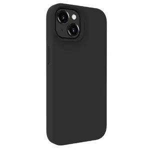 Силиконовый чехол Soft-Touch Evelatus для Apple iPhone 15 Plus — чёрный