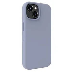 Силиконовый чехол Soft Touch Evelatus для Apple iPhone 15 — Lavender Gray