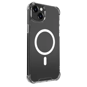 Защитный ударопрочный чехол Apple для iPhone 15 Plus прозрачный с MagSafe