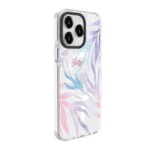 Защитный чехол Evelatus для iPhone 15 Pro — PC + TPU, совместим с MagSafe, персонализированный цветочный принт