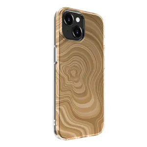 Защитный чехол Evelatus для Apple iPhone 15 с индивидуальным принтом Desert Gold