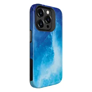 Чехол Evelatus Armor для iPhone 15 Pro Max, TPU+PC, с авторским принтом, Galaxy Blue