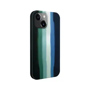 Силиконовый чехол Evelatus для Apple iPhone 15 — многоцветный зелёный (EVEAPP15SMCG)
