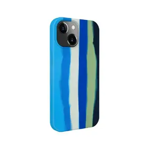 Силиконовый чехол Evelatus для Apple iPhone 15 Plus — многоцветный синий