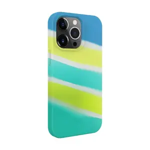 Силиконовый чехол Evelatus для Apple iPhone 15 Pro — многоцветный желто-зеленый