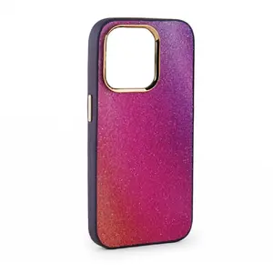 Phone case iLike iPhone 14 Customized Diamonds Purple — protective back cover for iPhone 14, decorative rhinestone design