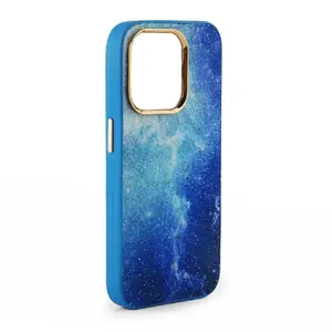Vāks iLike priekš iPhone 15 — pielāgots dimantu dizains, zils