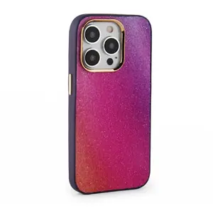 Vāciņš iLike iPhone 15 Pro Customized Diamonds Purple — aizsargvāciņš iPhone 15 Pro