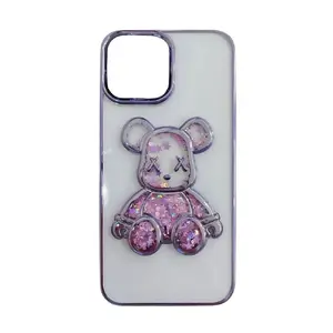 Silicone Case Apple iPhone 11 — Print Desire Bear Purple