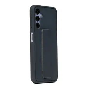 Силиконовый чехол для Samsung Galaxy A14 5G — синий с подставкой