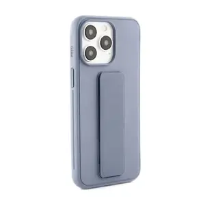 Silikona maciņš iLike iPhone 15 Pro — violets ar statīvu