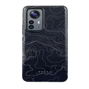 Aizsargapvalks Xiaomi 12 / 12X ar līniju zīmējumu, izturīga aizsardzība