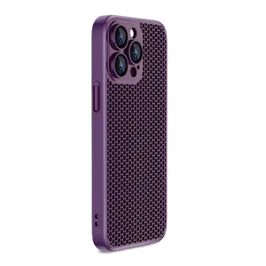 Smartphone PC Cover iLike for iPhone 15 Pro Max, hard purple protective case