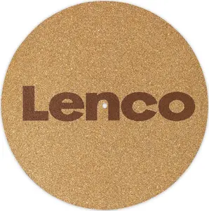 Turntable mat Lenco TTA-030CO cork material - slip-reducing platter mat for vinyl records