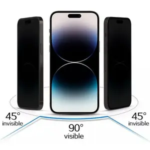 Защитное стекло с приват-фильтром для Samsung Galaxy S23 Ultra – iLike Privacy Black