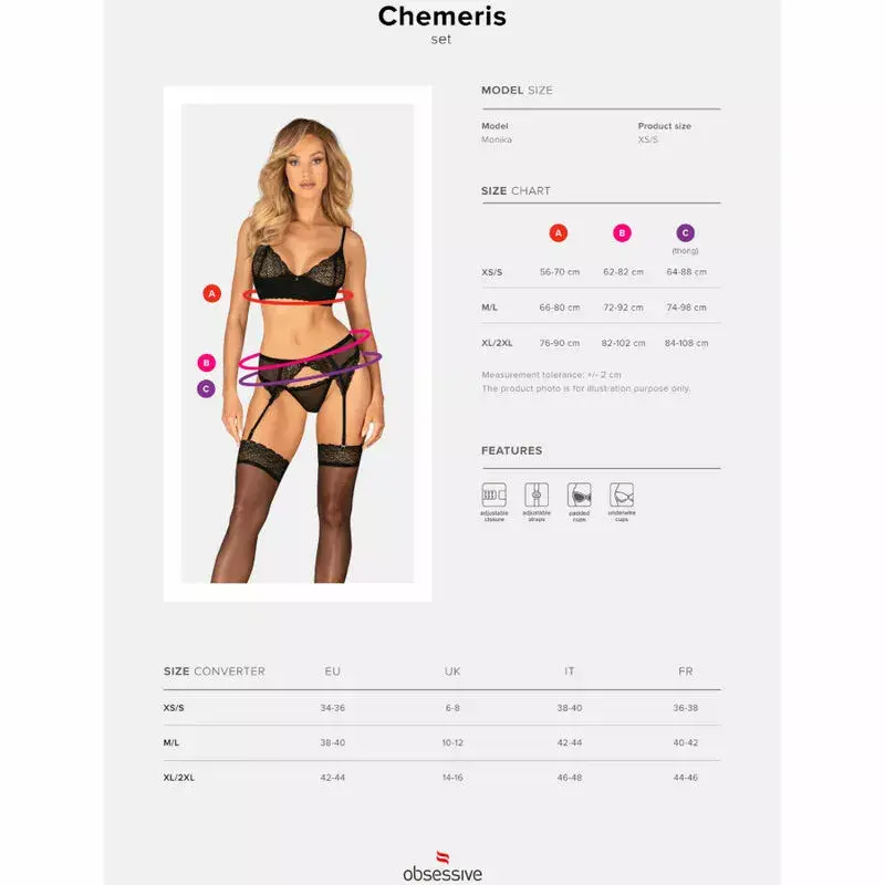 Бельё Obsessive Chemeris D-237806 XL/XXL Photo 7