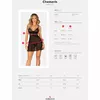 Babydoll Obsessive D-237809 — черный XL/2XL Photo 7