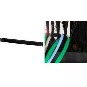 LogiLink PN103B 19'' Brush Strip 1U Black Cable Management